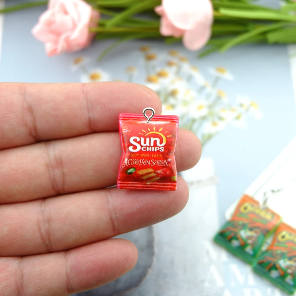 Kawaii Potato Chips Snacks Charms for DIY Making